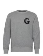 GANT G Graphic C-Neck Grå