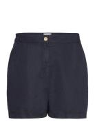 Tommy Hilfiger Crv Slim Cotton Linen Short Marinblå