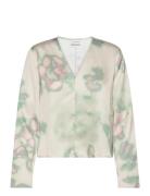 Calvin Klein Light Weight Satin Ls Shirt Rosa