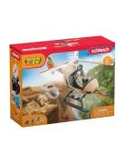 Schleich Animal Rescue Helicopter Toys Playsets & Action Figures Play ...