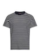 Morris Durwin Striped Tee Vit