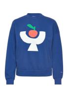 Bobo Choses Tomato Plate Sweatshirt Blå