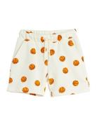 Mini Rodini Basketball Aop Sweatshorts Kräm