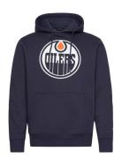 Fanatics Edmonton Oilers Primary Logo Graphic Hoodie Marinblå