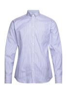 Bosweel Shirts Est. 1937 Oxford Stripe Blå