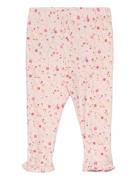 Minymo Leggings Aop Rib Rosa