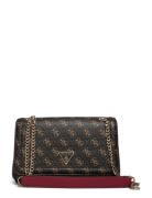 GUESS Noelle Convertible Xbody Flap Brun