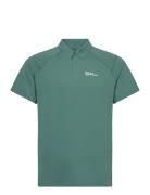 Jack Wolfskin Prelight Chill Polo M Grön