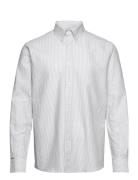 Mads Nørgaard Cotton Oxford Sune Stripe Shirt Bd Vit