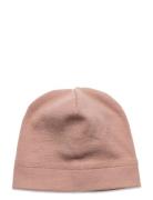 Huttelihut Beanie Solid Wool Rib Rosa