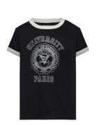 Zadig & Voltaire Kids Short Sleeves Tee-Shirt Svart