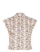 Dante6 D6Jarou Printed Top Brun