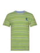 Santa Cruz Mini Hand Stripe T-Shirt Grön