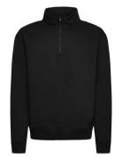 Soulland Ken Half Zip Sweatshirt Svart