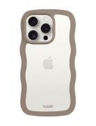 Holdit Wavy Case Iph 15 Pro Beige