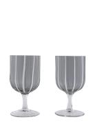 Mizu Wine Glass - Pack Of 2 Home Tableware Glass Wine Glass White Wine...