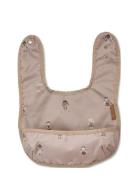 Smallstuff Eating Bib, Small W. Pocket, Dolls Rosa