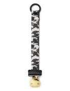 Elodie Details Pacifier Clip - Wild Paris Svart