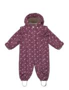 En Fant Snowsuit Aop Lila