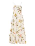 By Ti Mo Linen Strap Dress Vit