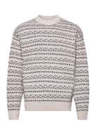 Jack & J S Jorcosy Knit Crew Neck Kräm