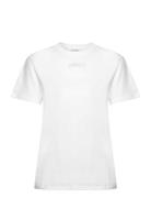 Calvin Klein Micro Logo T Shirt Vit