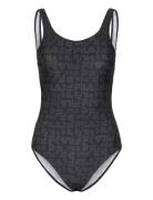 FILA Sarandi Swimsuit Aop Svart