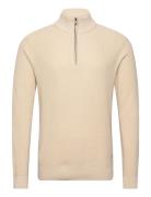 Blend Bhcodford Halfzip Knit Noos Kräm