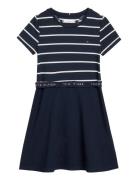 Tommy Hilfiger Essential Skater Dress Marinblå