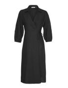 MSCH Copenhagen Mschjovene Ginia 3/4 Wrap Dress Svart