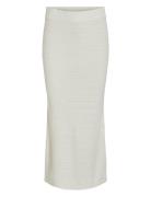 Vila Vimargot Midi Knit Skirt/Ln Vit