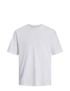 Jack & J S Jorvalencia Back Tee Ss Crew Neck Vit