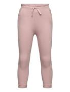 Mango Cotton Jogger-Style Trousers Rosa