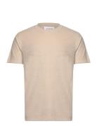 Lindbergh Ss Tee Terry Beige