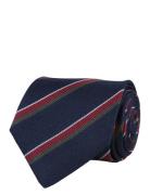 Portia 1924 Regimental Silk Tie Blå