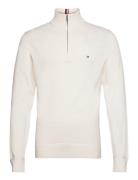 Tommy Hilfiger Pima Org Ctn Cashmere Zip Mock Vit