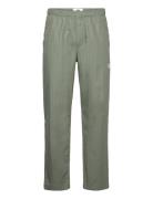 Double A By Wood Wood Lee Herringb Trousers Khaki Green