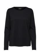 Selected Femme Slfstandard Ls Tee Noos Svart