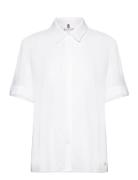 Tommy Hilfiger Essential Fluid Ss Shirt Vit