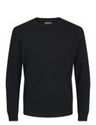 Jack & J S Jjebasic Knit Crew Neck Noos Svart