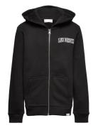 Les Deux Blake Zipper Hoodie Kids Svart