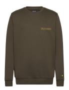 Lyle & Scott Collegiate Sweatshirt Khaki Green