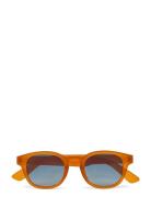 Mango Acetate Frame Sunglasses Orange