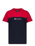 Champion Crewneck T-Shirt Marinblå