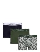 GANT G Pattern Trunk 3-Pack Grön