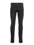 Replay Anbass Trousers Slim Hyper Cloud Svart