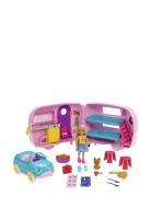 Barbie Chelsea Leksaker, Camper Playset With Doll, Toy Car And Accesso...