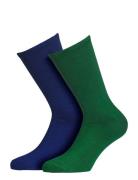 Alpacasocks&Co Knitted Merino Socks In 5-Pack Mixed Grön