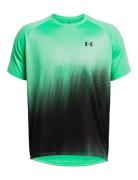 Under Armour Ua Tech Fade Ss Grön