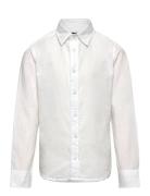 Jack & J S Jjelinen Blend Shirt Ls Sn Jnr Vit